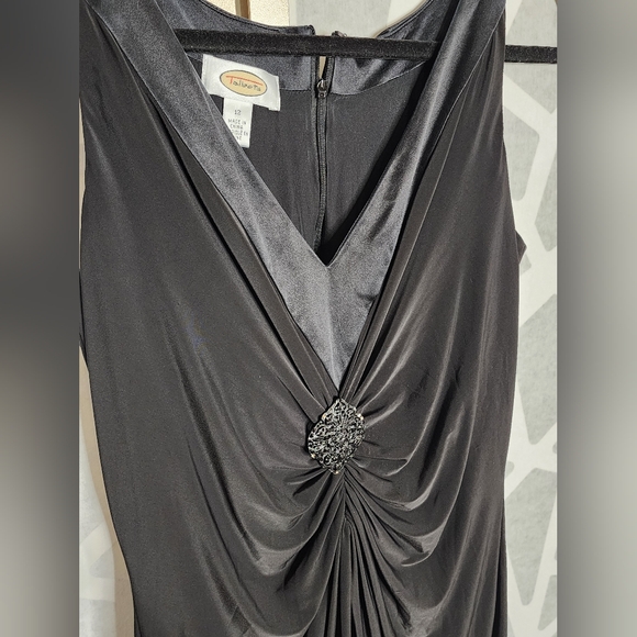 Talbots Ruched & Layered Gown | Size 12 - Picture 5 of 11